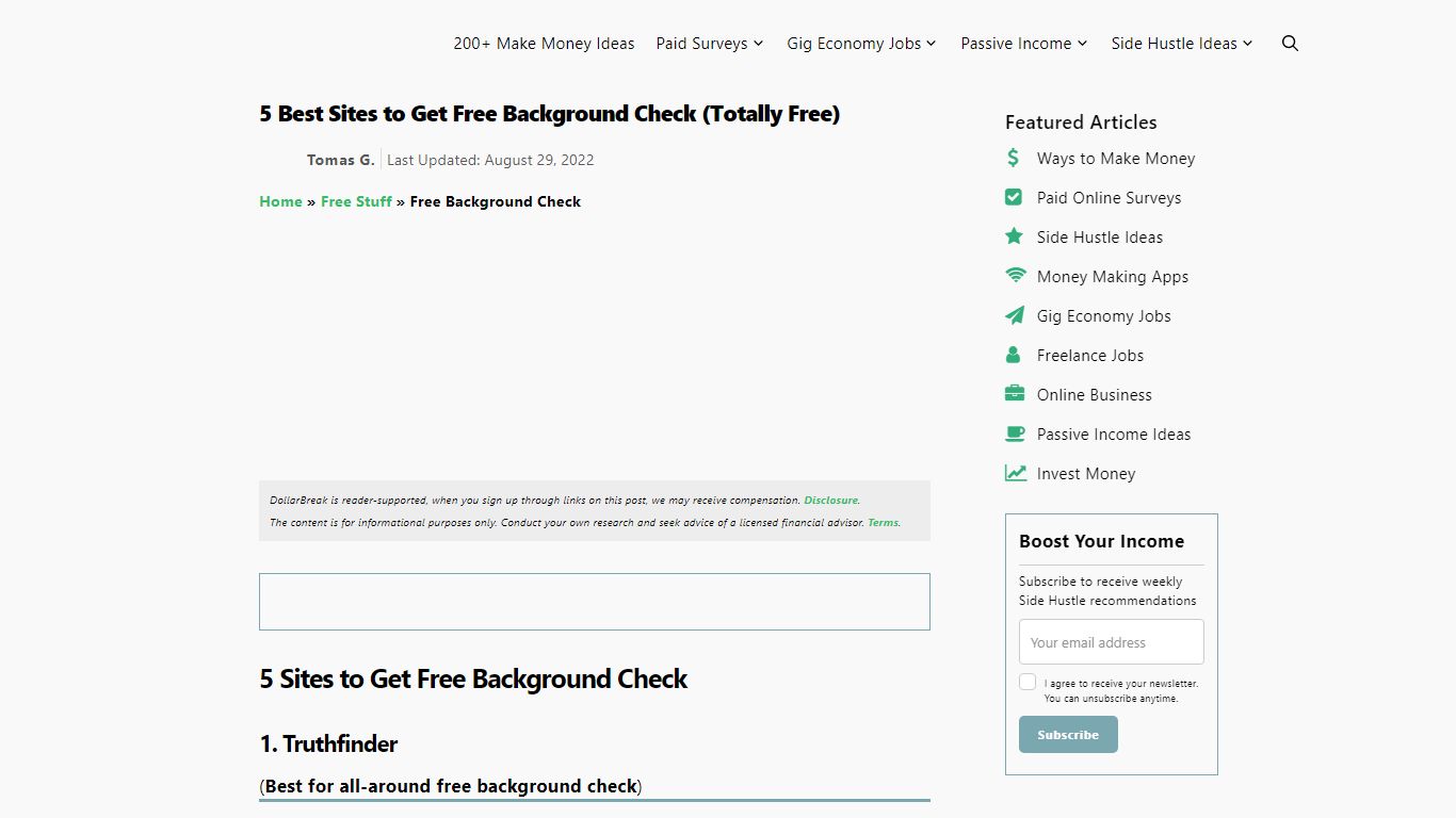 5 Best Sites to Get Free Background Check (Totally Free) - DollarBreak